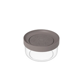 Biesse Plastic Round Food Storage and Preserving with Brown lid 0.6L-Elmarket-homeappliances